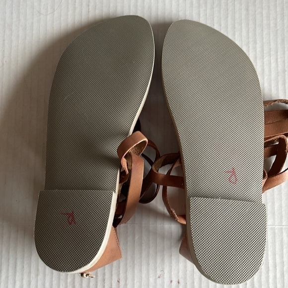 Free People Brown Leather Anya Gladiator Sandals - Picture 11 of 11